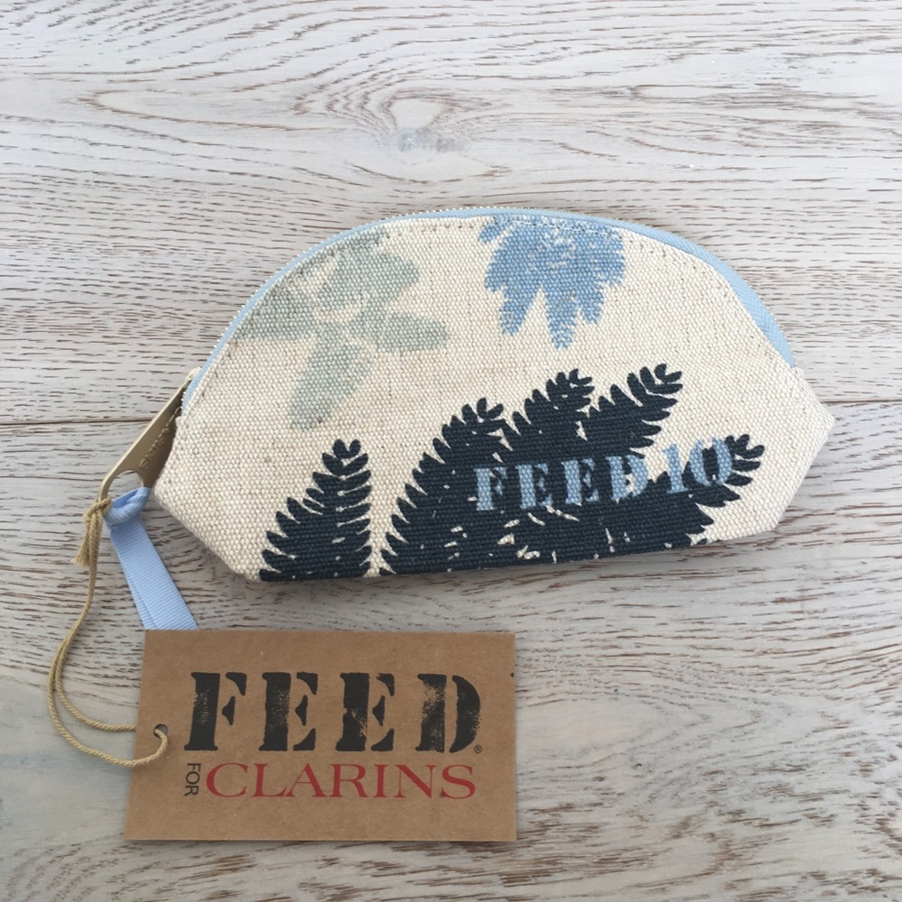 FEED x Clarins Mini Cosmetic Bag